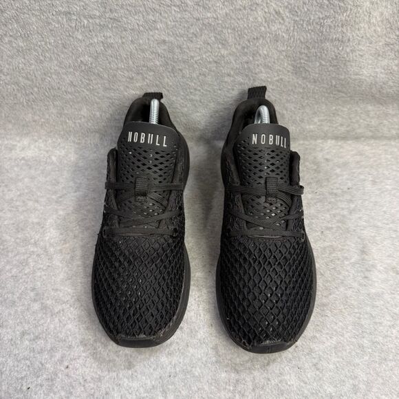 Nobull Shoes Womens Size 6.5 Black Mesh Low Top Crossfit Workout Running Sneaker - Picture 3 of 10